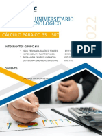 Centro Universitario Tecnologico: Cálculo para Cc. Ss 307