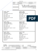 Edith Gomez Mejia 6°1: Level 3 Unit 1 Crossword Level 3 Unit 1 Fill in The Blank