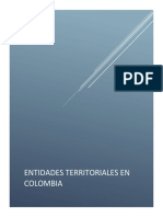 Entidades Territoriales