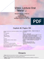 Lectura Oral: María (Jorge Isaac)