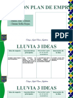 Diapositivas de Lluvia de Ideas Proyecto