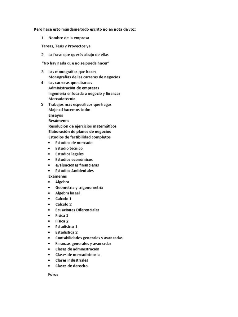 Preguntas | PDF | Crecimiento personal y profesional | Negocios