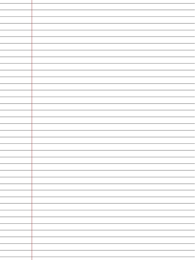 Printable Lined Paper Wide Ruled | PDF