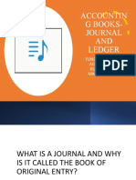 Accounting Books - Journal and Ledger