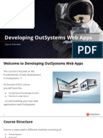 Developing Outsystems Web Apps: Course Overview