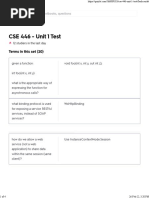 CSE 446 - Unit 1 Test Flashcards Quizlet