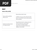 REST Flashcards Quizlet