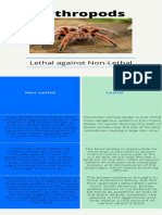 Arthropods: Lethal Against Non-Lethal