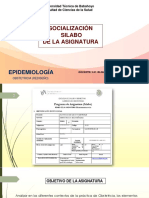 Epidemiología: historia y conceptos clave