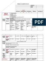 Weekly Learning Plan - WK 1