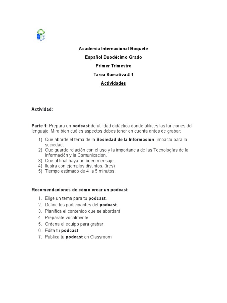Tarea 1 Duodécimo | PDF
