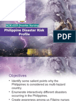 Philippine Disaster Risk Profile