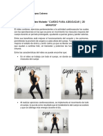 Analisis Video Cardio-Gym Vitual Gabriela Yepez Cabrera 10B