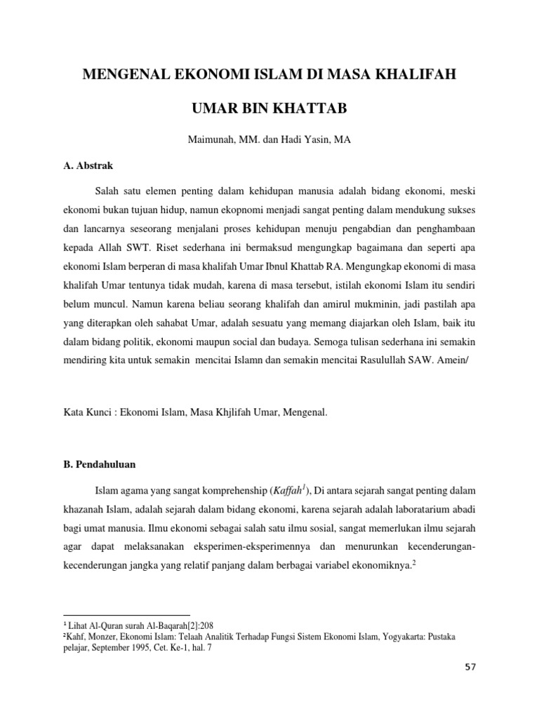 Umar bin Khattab kepemimpinan tegas dan ekspansi wilayah