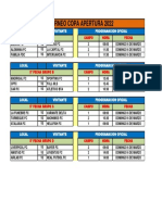 Programación 5 FECHA CLAUSURA 2022