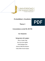 Tarea 1. Probabilidad y Estadística