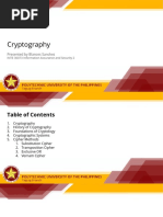 Cryptography: Presented by Blances Sanchez