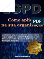 Como Aplicar A LGPD em Sua Organização - Sandro Oliveira