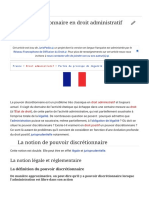 Pouvoir Discrétionnaire en Droit Administratif (FR) - La GBD - 1624353709753