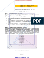 Sujet de Physique Chimie BAC Serie C Annee 2017 Cameroun