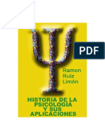 Historia de La Psicología y Sus Aplicaciones Ramon Ruiz Limón Libro