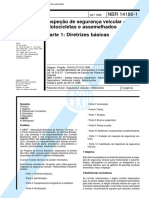 NBR 14180-1 (Set 1998) - Inspeção de Segurança Veicular - Motocicletas e Assemelhados Parte 1 Diretrizes Básicas