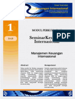 Pertemuan Ke-1 - Manajemen Keuangan Internasional