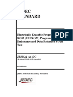 Jedec Standard: Electrically Erasable Programmable ROM (EEPROM) Program/Erase Endurance and Data Retention Stress Test