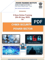 Brochure for Cyber Security in Power Sector