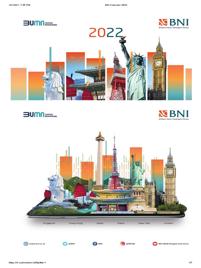 BNI Kalender 2022  PDF