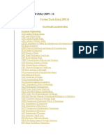 Foreign Trade Policy 2009-14