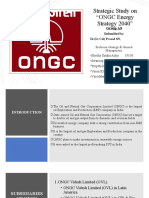 Strategic Study On "ONGC Energy Strategy 2040": Group A8