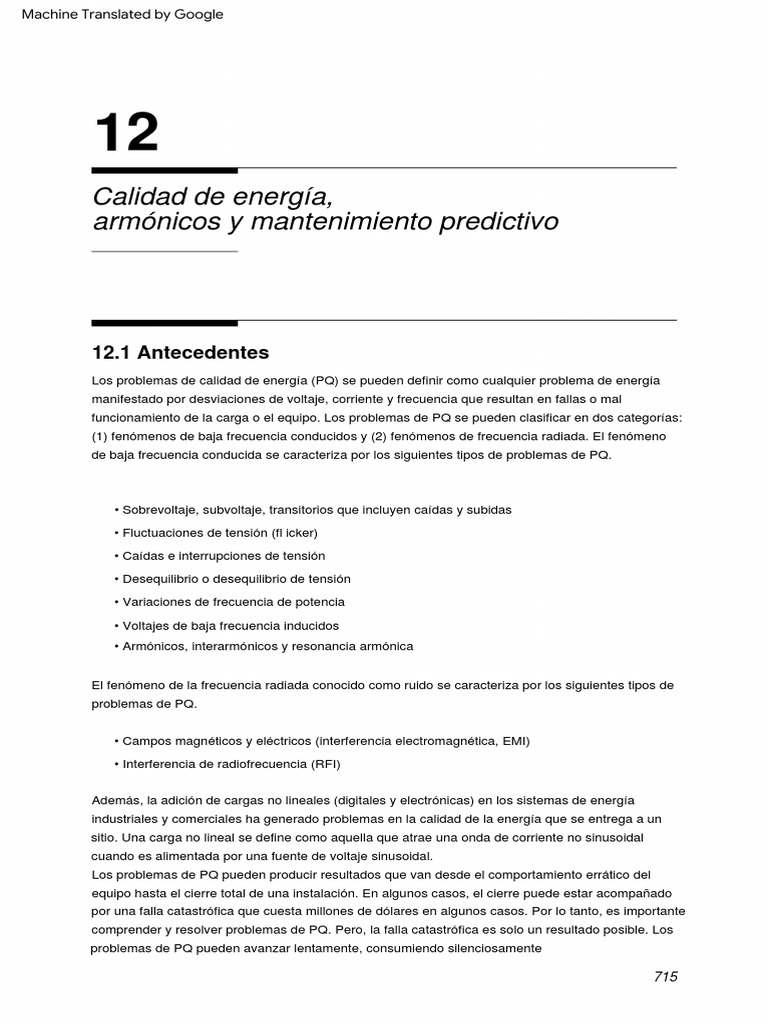 Chapter 12 Translated Electrical Power Equipment Maintenance and