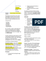 Module 1: Statistics and The Research Process