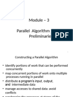 Module - 3 Parallel Algorithm Design - Preliminaries