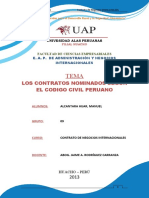 Monografia - Contratos Nominados Segun El Codigo Civil Peruano Final