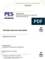 Network Analysis and Mining: Pagerank
