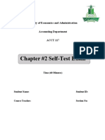 Chapter 2 Self-Test Exam Answer