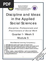 Discipline and Ideas in The Applied Social Sciences: Quarter 1-Week 5