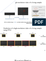 Prediction of A High-Resolution Video of A Living Sample Using FPM