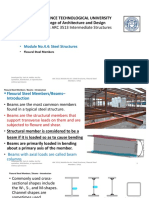 ARC 3513, Module No.4.4 Steel Structures, Flexural Steel Members