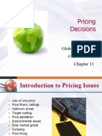 Pricing Decisions: Global Marketing