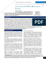 Ole of Cytokines in Alveolar Bone Resorption:: A Systematic Review