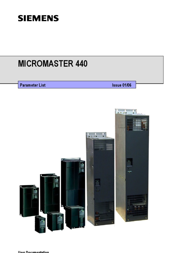 Mm440 Manual(Siemens Vfd)