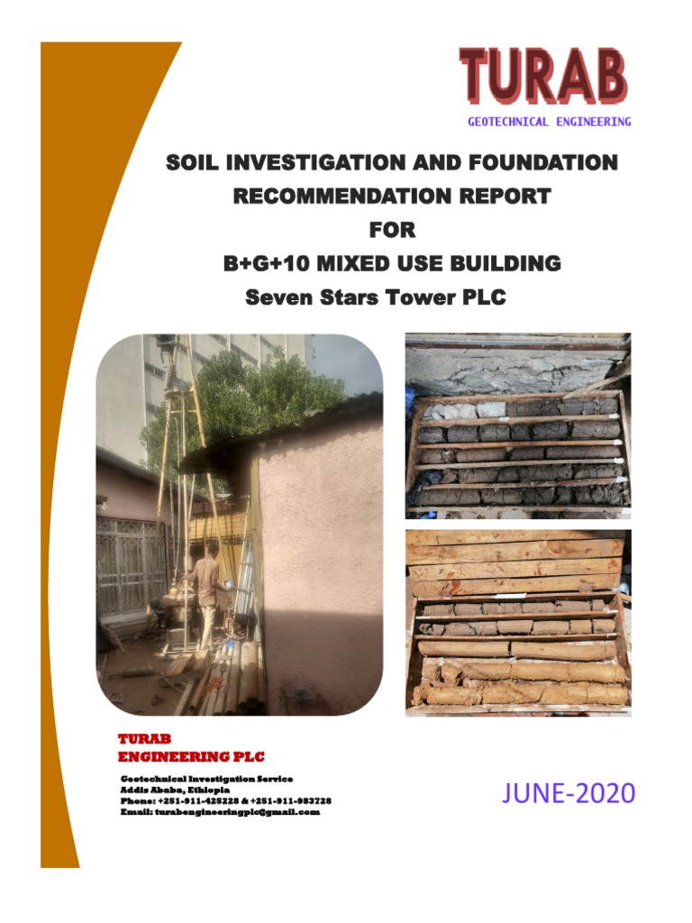 Soil Investigation Report | PDF