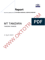 MT Tamzara Alpha Lub Overhaul Service Report