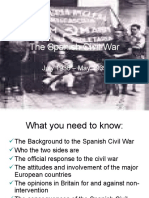 The Spanish Civil War: July 1936 - May 1939
