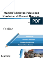 Standar Minimun Pelayanan Kesehatan Di Daerah Bencana