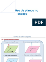 Equações de planos no espaço: formas de definir e determinar equações cartesianas