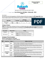 Final Test Series - JEE (Main & Adv) 2022 - Phase-I - Version 4.0